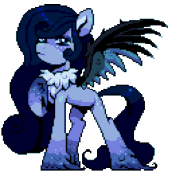 Size: 640x640 | Tagged: safe, artist:hikkage, imported from derpibooru, oc, oc only, oc:tundra, pegasus, pony, amputee, animated, artificial wings, augmented, blacksmith, blue, bouncing, eye, eyes, eyes changing, fluffy, gif, idle, metal feathers, pegasus oc, prosthetic limb, prosthetic wing, prosthetics, simple background, solo, transparent background, unshorn fetlocks, wings
