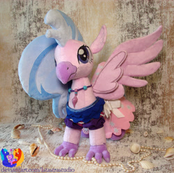 Size: 2324x2304 | Tagged: safe, artist:1stastrastudio, imported from derpibooru, silverstream, hippogriff, clothes, high res, irl, photo, plushie, solo