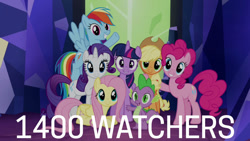 Size: 1280x720 | Tagged: safe, edit, edited screencap, editor:quoterific, imported from derpibooru, screencap, applejack, fluttershy, pinkie pie, rainbow dash, rarity, spike, twilight sparkle, alicorn, dragon, earth pony, pegasus, pony, unicorn, season 4, twilight's kingdom, applejack's hat, cowboy hat, cute, dashabetes, diapinkes, female, hat, jackabetes, let the rainbow remind you, looking at you, male, mane seven, mane six, mare, raribetes, shyabetes, smiling, smiling at you, spikabetes, stallion, twiabetes, twilight sparkle (alicorn), twilight's castle