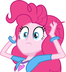 Size: 3000x3269 | Tagged: safe, artist:cloudy glow, artist:cloudyglow, imported from derpibooru, pinkie pie, equestria girls, rainbow rocks, female, high res, shocked, simple background, solo, transparent background, vector