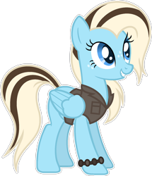 Size: 1526x1778 | Tagged: safe, artist:pegasski, imported from derpibooru, oc, oc only, oc:angel eyes, pegasus, pony, clothes, female, mare, simple background, solo, transparent background, vest