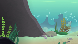Size: 1280x720 | Tagged: safe, imported from derpibooru, screencap, surf and/or turf, algae, background, bubble, no pony, reef, rock, scenic ponyville, seaquestria, underwater