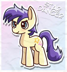 Size: 1280x1372 | Tagged: safe, artist:nyancat380, imported from ponybooru, star dancer, earth pony, cute, female, solo, solo female