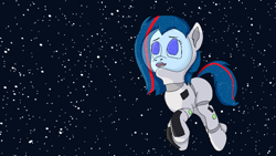 Size: 1920x1080 | Tagged: safe, artist:xppp1n, imported from ponybooru, oc, oc:nasapone, female, mare, solo, space, spacesuit