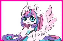 Size: 1681x1091 | Tagged: safe, artist:9air, imported from derpibooru, princess flurry heart, alicorn, pony, female, mare, older, older flurry heart, solo