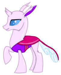 Size: 1024x1260 | Tagged: safe, alternate version, artist:agdapl, imported from derpibooru, changedling, changeling, background removed, base used, changedlingified, crossover, horn, raised hoof, simple background, species swap, spy, team fortress 2, white background, wings