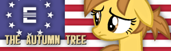 Size: 630x190 | Tagged: safe, artist:pegasski, imported from derpibooru, oc, oc only, oc:anna autumn, earth pony, pony, fallout equestria, earth pony oc, enclave, eyelashes, female, looking back, mare, solo