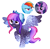 Size: 777x765 | Tagged: safe, artist:xxcheerupxxx, imported from derpibooru, rainbow dash, twilight sparkle, oc, alicorn, pegasus, pony, base used, female, magical lesbian spawn, mare, offspring, parent:rainbow dash, parent:twilight sparkle, parents:twidash, simple background, transparent background, twilight sparkle (alicorn)