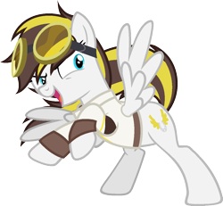 Size: 1134x1049 | Tagged: safe, artist:pegasski, imported from derpibooru, oc, oc only, oc:ruffian, pegasus, pony, clothes, female, goggles, mare, simple background, solo, transparent background