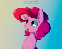 Size: 2500x2000 | Tagged: safe, artist:phlerius, imported from derpibooru, pinkie pie, earth pony, pony, cutie, digital art, high res, solo