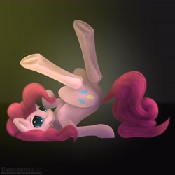 Size: 4096x4096 | Tagged: safe, artist:darbedarmoc, imported from derpibooru, pinkie pie, earth pony, pony, cute, cutie mark, looking at you, solo, tongue out