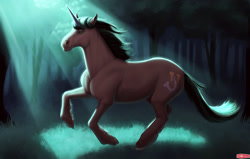 Size: 2550x1623 | Tagged: safe, artist:wwredgrave, imported from derpibooru, oc, oc only, oc:sibony, horse, pony, unicorn, hooves, male, realistic, rectangular pupil, running, solo, stallion