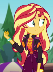 Size: 594x806 | Tagged: safe, imported from derpibooru, screencap, sunset shimmer, equestria girls, equestria girls series, sunset's backstage pass!, spoiler:eqg series (season 2), cropped, solo