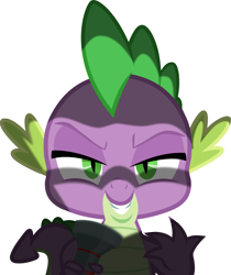 Size: 2939x3500 | Tagged: safe, artist:frownfactory, imported from derpibooru, spike, dragon, dungeons and discords, flashlight (object), high res, making faces with a flashlight, male, simple background, solo, transparent background, vector, white background