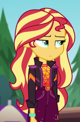 Size: 545x828 | Tagged: safe, imported from derpibooru, screencap, sunset shimmer, equestria girls, equestria girls series, sunset's backstage pass!, spoiler:eqg series (season 2), cropped, solo, unamused