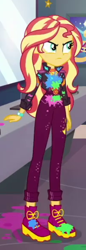 Size: 300x870 | Tagged: safe, imported from derpibooru, screencap, sunset shimmer, equestria girls, equestria girls series, sunset's backstage pass!, spoiler:eqg series (season 2), cropped, solo