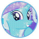 Size: 150x150 | Tagged: safe, artist:hexedits, imported from derpibooru, trixie, pony, unicorn, clothes, female, hat, icon, looking at you, mare, smiling, solo, trixie's hat