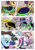 Size: 2100x3000 | Tagged: safe, artist:loryska, imported from derpibooru, rarity, trixie, twilight sparkle, oc, oc:autumn glory, oc:clarabelle, oc:conundrum solar flare, oc:indigo sky, oc:niko, oc:plumeria, alicorn, hybrid, pony, zony, comic:friendship grows, baby, baby pony, high res, magic, magical lesbian spawn, offspring, parent:applejack, parent:derpy hooves, parent:doctor whooves, parent:quibble pants, parent:rainbow dash, parent:rarity, parent:trixie, parent:twilight sparkle, parents:doctorderpy, parents:quibbledash, parents:rarijack, parents:twixie, twilight sparkle (alicorn)