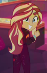 Size: 229x354 | Tagged: safe, imported from derpibooru, screencap, sunset shimmer, equestria girls, equestria girls series, how to backstage, spoiler:eqg series (season 2), cropped, looking back, solo