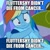 Size: 500x500 | Tagged: safe, edit, edited screencap, imported from derpibooru, screencap, rainbow dash, pegasus, pony, do princesses dream of magic sheep, season 5, bed, disturbed, female, imgflip, implied cancer, implied fluttershy, meme, night, pillow, solo, twilight's castle