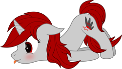 Size: 12261x6913 | Tagged: safe, artist:waveywaves, imported from derpibooru, oc, oc only, oc:waves, pony, unicorn, absurd resolution, female, horn, mare, simple background, solo, tongue out, transparent background, unicorn oc
