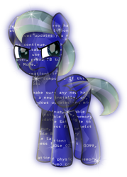 Size: 3848x5363 | Tagged: safe, artist:lincolnbrewsterfan, derpibooru exclusive, imported from derpibooru, oc, oc only, oc:blue screen (bsod), crystal pony, hybrid, original species, pegasus, pony, fallout equestria, daring done?, my little pony: the movie, .svg available, :c, >:c, absurd resolution, angry, base used, blue, blue screen of death, colored pupils, computer pony, crying, crystal, crystal pegasus, error message, folded wings, frown, generator, gradient mane, gradient tail, inkscape, looking back, lore in description, male, microsoft, microsoft windows, mod, movie accurate, ponified, sad, show moviefied, simple background, solo, spawn, stallion, stallion oc, story included, svg, tears of pain, tears of sadness, teary eyes, text, transparent background, vector, webcore, windows, wings
