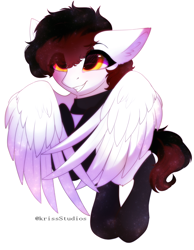 Size: 2850x3668 | Tagged: safe, artist:krissstudios, imported from derpibooru, oc, oc only, pegasus, pony, female, high res, mare, simple background, solo, white background