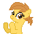 Size: 50x50 | Tagged: safe, artist:pegasski, imported from derpibooru, oc, oc only, oc:anna autumn, earth pony, pony, animated, base used, bust, clapping, clapping ponies, earth pony oc, eyelashes, female, gif, mare, one eye closed, simple background, smiling, solo, transparent background, wink