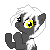 Size: 50x50 | Tagged: safe, artist:pegasski, imported from derpibooru, oc, oc only, oc:captain white, earth pony, pony, animated, base used, bust, clapping, clapping ponies, earth pony oc, eyelashes, female, gif, mare, one eye closed, simple background, smiling, solo, transparent background, wink