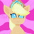 Size: 1773x1773 | Tagged: safe, artist:saraflamx, imported from derpibooru, applejack, earth pony, pony, my little pony: pony life, spoiler:pony life s02e06, blonde mane, blue eyes, closed mouth, drawing, g4.5, hat, jewelry, magic, pink background, pony life, simple background, the tiara of truth, tiara, tiara of truth