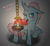 Size: 1016x934 | Tagged: safe, artist:paw-of-darkness, imported from derpibooru, ocellus, changedling, changeling, atg 2021, bugs doing bug things, candle, cargo ship, female, lamp, newbie artist training grounds, shipping, solo