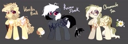 Size: 4096x1415 | Tagged: safe, artist:mirtash, imported from derpibooru, oc, oc only, oc:vanilla bell, pegasus, pony, adoptable, high res, pegasus oc, wings