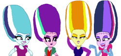 Size: 6664x3094 | Tagged: safe, artist:ktd1993, imported from derpibooru, adagio dazzle, aria blaze, sonata dusk, twilight sparkle, equestria girls, absurd resolution, bride of frankenstein, female, the dazzlings