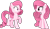 Size: 1249x729 | Tagged: safe, artist:muhammad yunus, artist:tanahgrogot, imported from derpibooru, oc, oc only, oc:annisa trihapsari, earth pony, pony, alternate hairstyle, base used, duo, duo female, earth pony oc, female, mare, not rarity, simple background, transparent background, vector