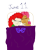 Size: 2000x2762 | Tagged: safe, artist:ktd1993, imported from derpibooru, babs seed, twist, equestria girls, 11, babstwist, female, high res, lesbian, shipping, sleeping