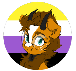 Size: 1782x1668 | Tagged: safe, artist:fraxus, artist:ilovefraxus, imported from derpibooru, oc, hybrid, original species, pony, advertisement, colored, commission, commission info, lineart, no shading, nonbinary pride flag, pride, pride flag
