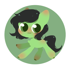 Size: 1000x1000 | Tagged: safe, artist:空空, oc, oc:filly anon, earth pony, pony, art pack:chinese commission artwork expo, female, filly, looking at you, simple background, smiling