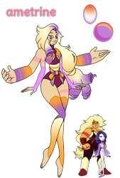 Size: 1080x1596 | Tagged: safe, artist:jvartes6112, imported from derpibooru, applejack, rarity, human, clothes, crossover, female, fusion, gem (race), gem fusion, humanized, simple background, species swap, steven universe, transparent background