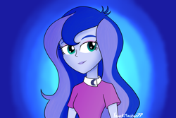 Size: 3000x2000 | Tagged: safe, artist:knackmaster77, imported from derpibooru, princess luna, human, equestria girls, female, high res, looking at you, smiling, smiling at you, solo, vice principal luna