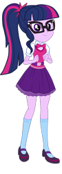 Size: 1772x4947 | Tagged: safe, artist:gmaplay, imported from derpibooru, sci-twi, twilight sparkle, equestria girls, movie magic, spoiler:eqg specials, clothes, cute, female, glasses, sci-twi outfits, sci-twiabetes, simple background, solo, sweet dreams fuel, transparent background, twiabetes, vector