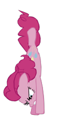 Size: 1280x2770 | Tagged: safe, artist:benpictures1, edit, edited screencap, imported from derpibooru, screencap, pinkie pie, earth pony, pony, the lost treasure of griffonstone, cute, diapinkes, diving, female, inkscape, mare, simple background, solo, teeth, transparent background, vector