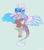 Size: 3000x3400 | Tagged: safe, artist:neonishe, imported from derpibooru, oc, oc only, oc:neon star, alicorn, pony, alicorn oc, clothes, cosplay, costume, cute, high res, horn, solo, wings