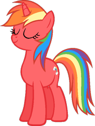 Size: 458x606 | Tagged: safe, artist:pegasski, imported from derpibooru, oc, oc only, oc:fruity skittle, pony, unicorn, female, mare, simple background, solo, transparent background
