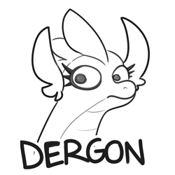 Size: 3000x3000 | Tagged: safe, artist:tjpones, imported from derpibooru, smolder, dragon, black and white, bust, dergon, dragoness, female, grayscale, high res, monochrome, simple background, sketch, solo, white background