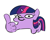 Size: 348x281 | Tagged: safe, artist:jargon scott, imported from derpibooru, twilight sparkle, pony, unicorn, female, filly, filly twilight sparkle, reaction image, simple background, solo, squatpony, suddenly hands, thumbs up, twiggie, unicorn twilight, white background, younger