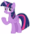 Size: 6467x7398 | Tagged: safe, artist:andoanimalia, imported from derpibooru, twilight sparkle, alicorn, pony, non-compete clause, absurd resolution, female, mare, raised hoof, simple background, solo, teeth, transparent background, twilight sparkle (alicorn), vector