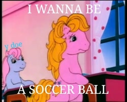 Size: 450x360 | Tagged: safe, imported from derpibooru, starlight (g1), starlight glimmer, implied ace, implied soccer, meme, starlight glimmer is not amused, starlight is not amused, unamused