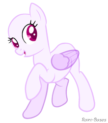 Size: 992x1127 | Tagged: safe, artist:raini-bases, imported from derpibooru, oc, oc only, pegasus, pony, bald, base, eyelashes, female, mare, pegasus oc, simple background, smiling, solo, transparent background, wings