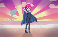 Size: 3005x1920 | Tagged: safe, artist:thebrokencog, imported from twibooru, pinkie pie, equestria girls, the other side, image, png, solo, stupid sexy pinkie