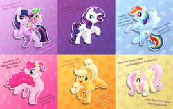 Size: 2100x1320 | Tagged: safe, artist:themiles, imported from derpibooru, applejack, fluttershy, pinkie pie, rainbow dash, rarity, spike, twilight sparkle, dragon, earth pony, pegasus, pony, unicorn, balancing, cute, dragons riding ponies, female, food, generosity, honesty, kindness, laughing, loyalty, magic of friendship, male, mane seven, mane six, mare, muffin, ponies balancing stuff on their nose, positive message, positive ponies, riding, spike riding twilight, unicorn twilight